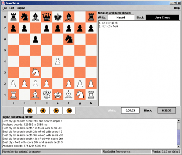 how to create chess board in java